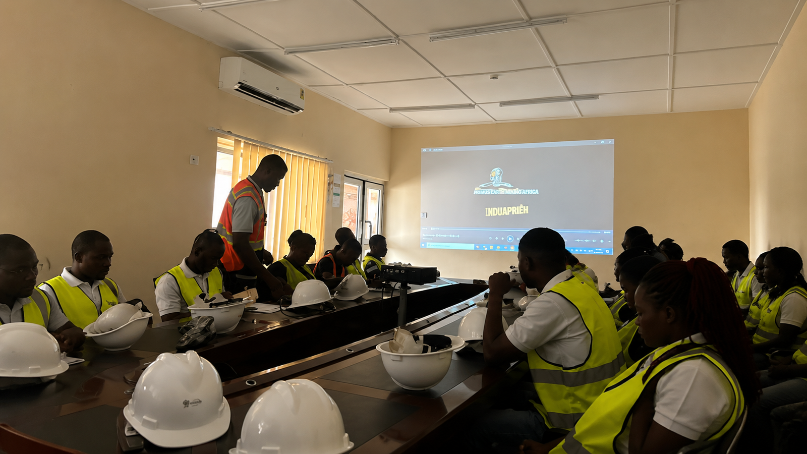 Session de formation aux metiers miniers en Afrique
